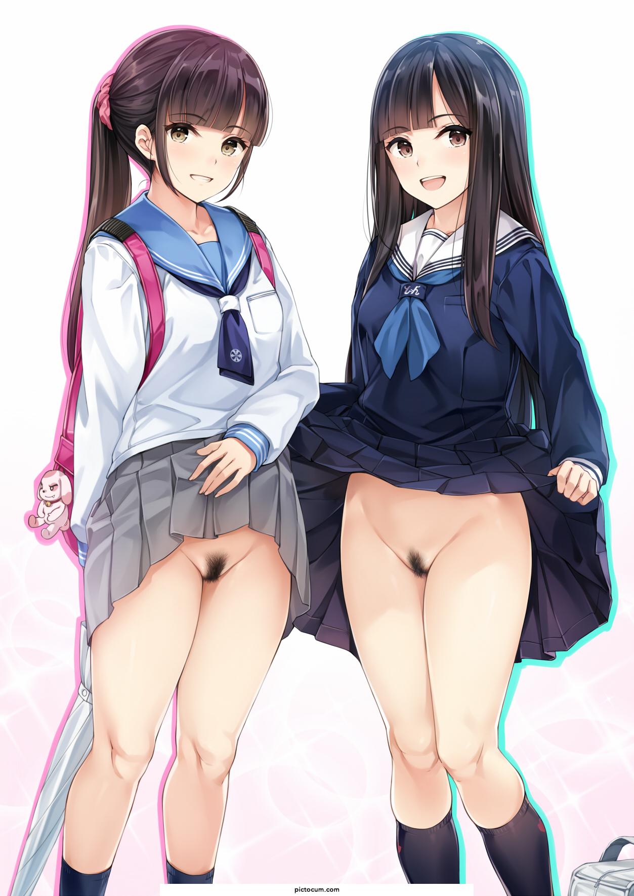 Decided to go to class without panties on