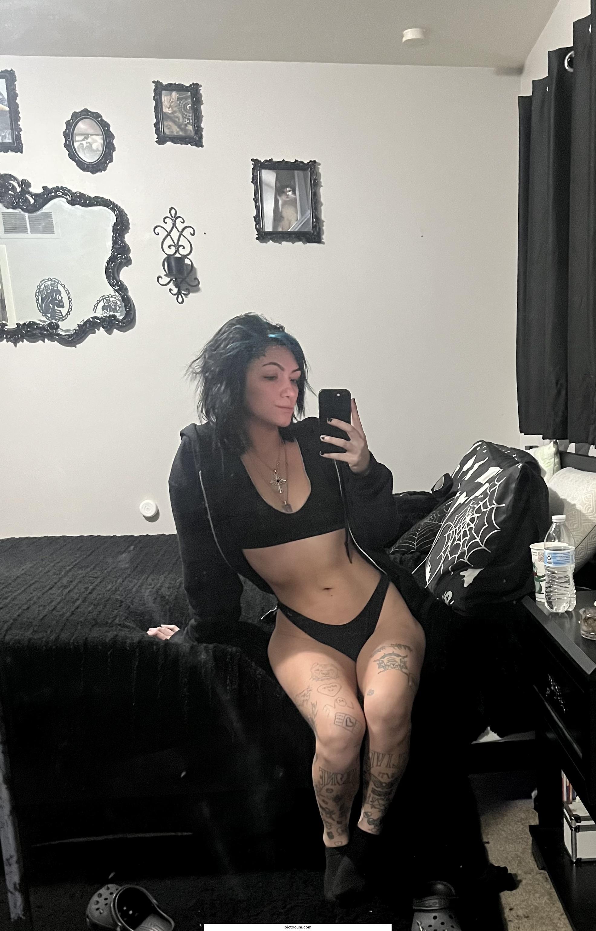 getting ready for bed 😋 wanna join me??