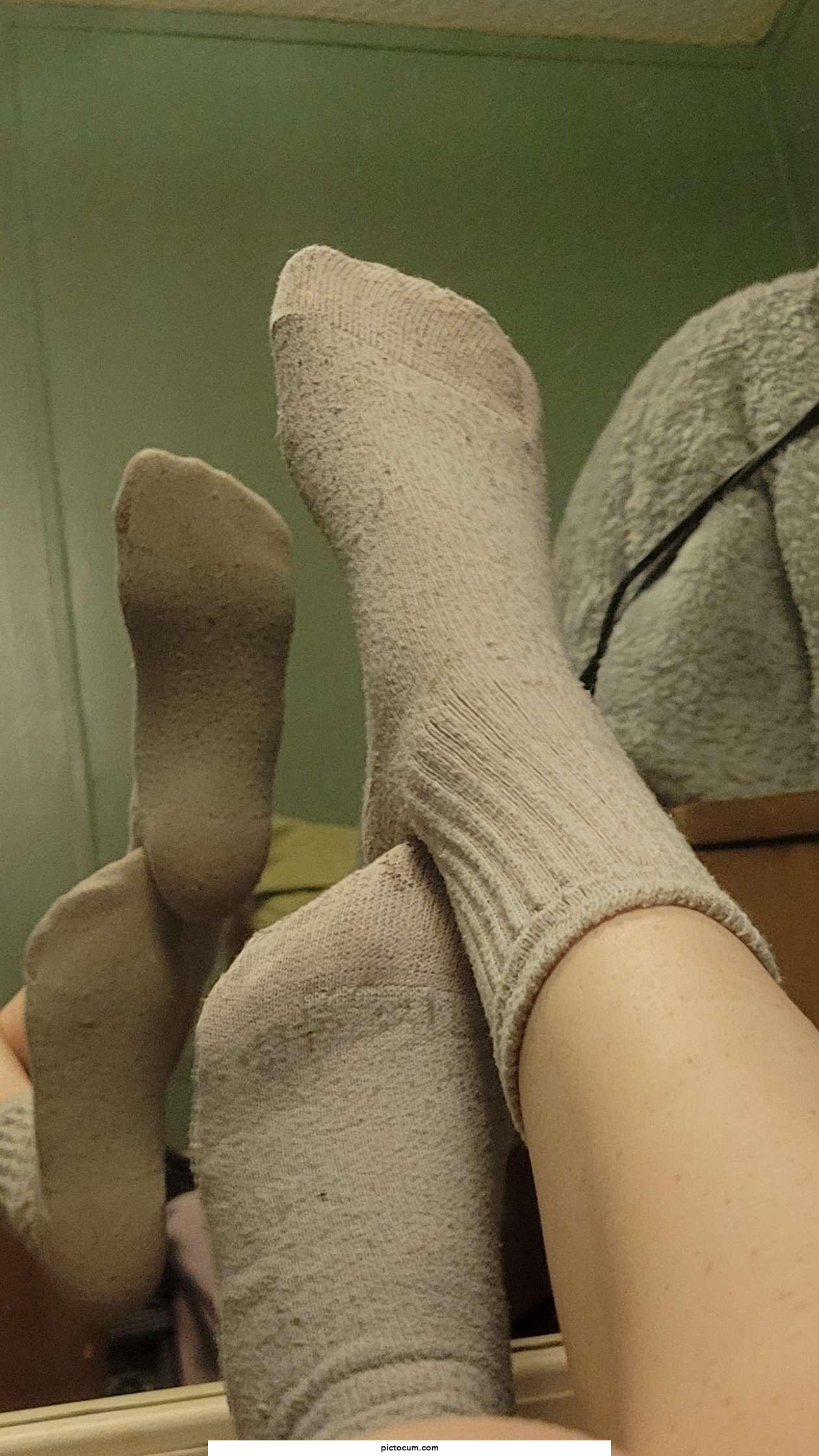 I bet you’re Begging to smell my used socks? OC