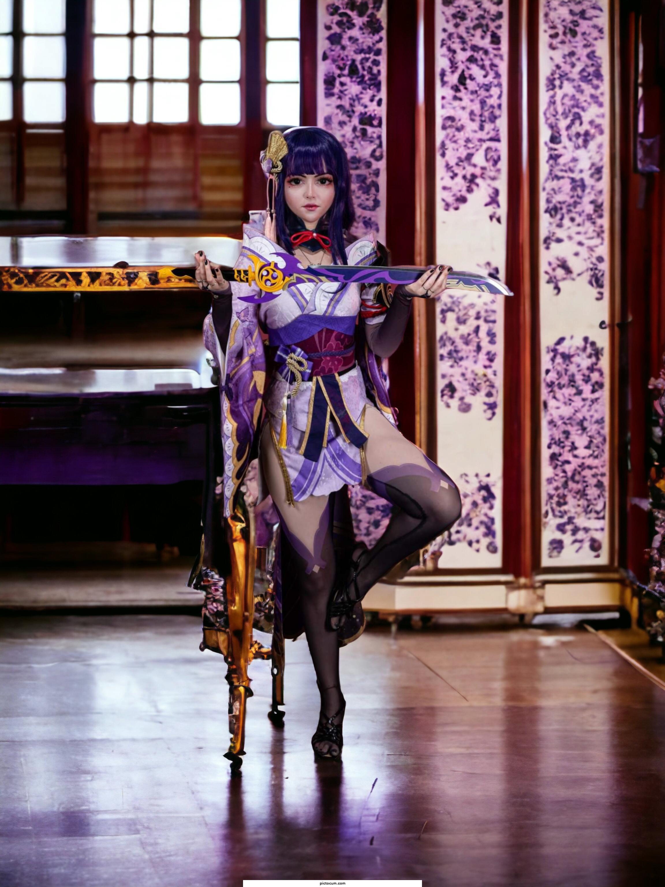 My Raiden Shogun cosplay &lt;3
