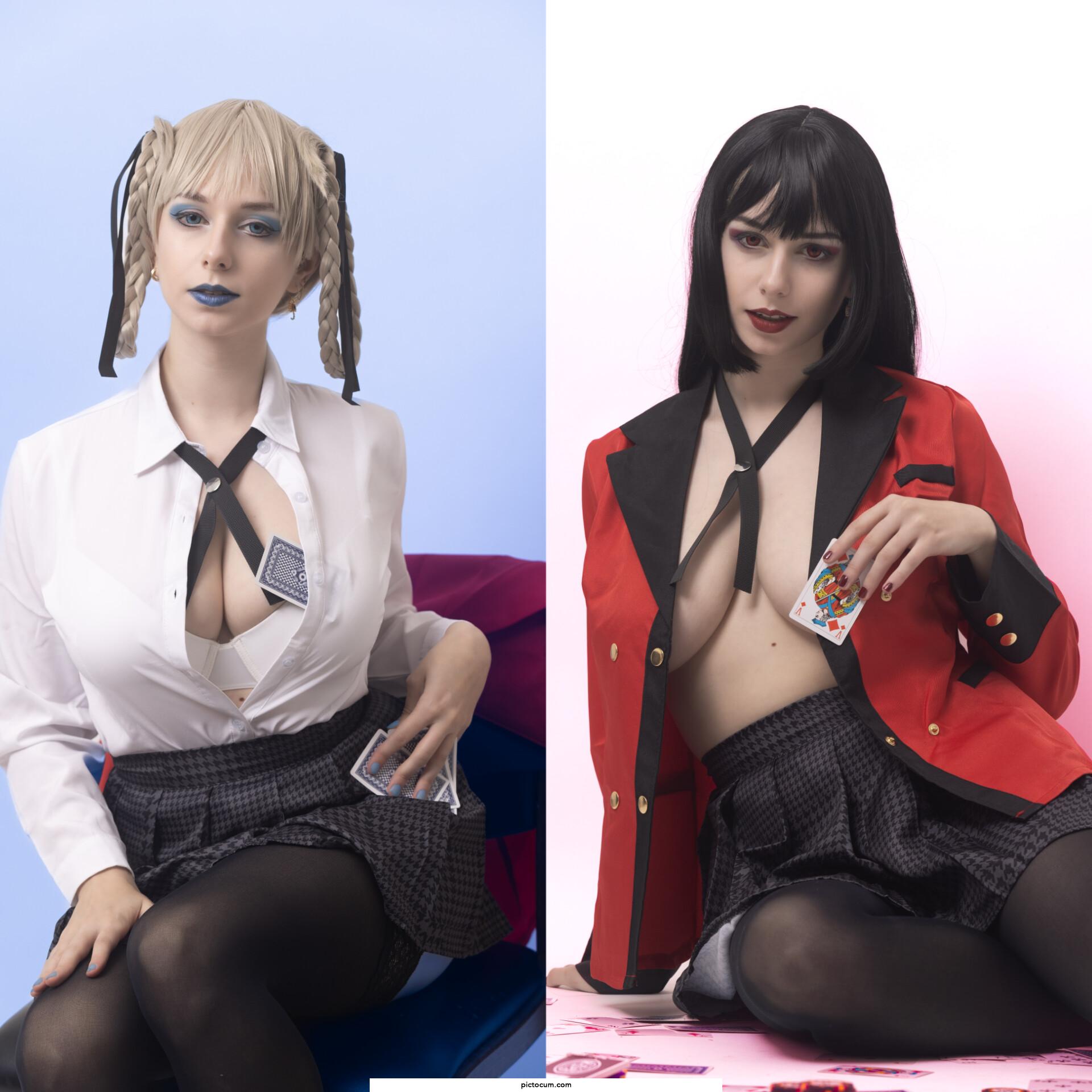 Kirari and Yumeko by darkslauf
