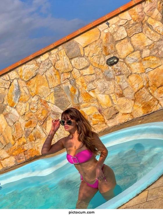Cum and fuck me by the pool