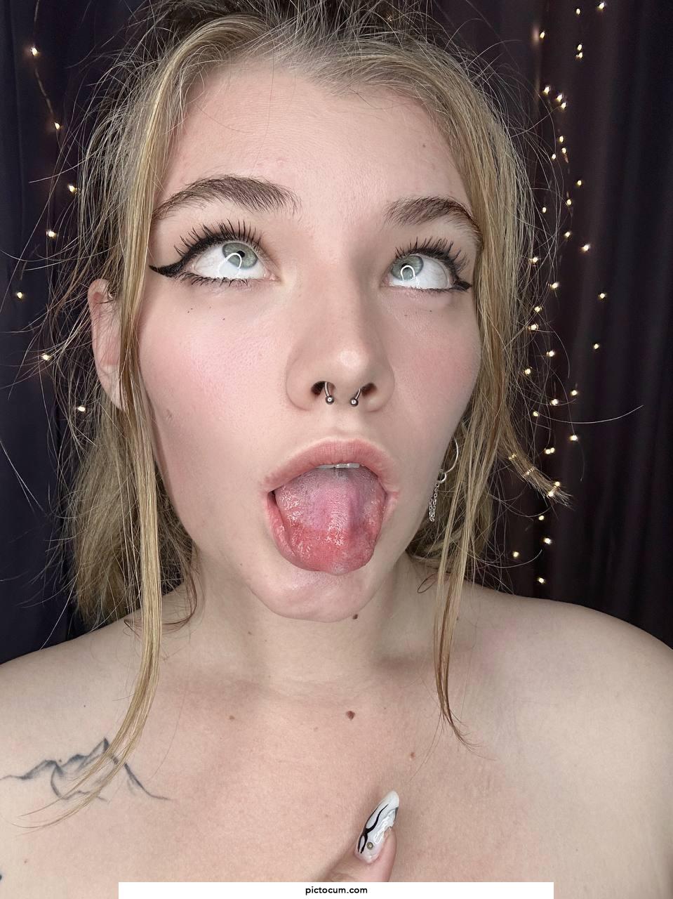 you'd cover my ahegao with your juice, wouldn't you