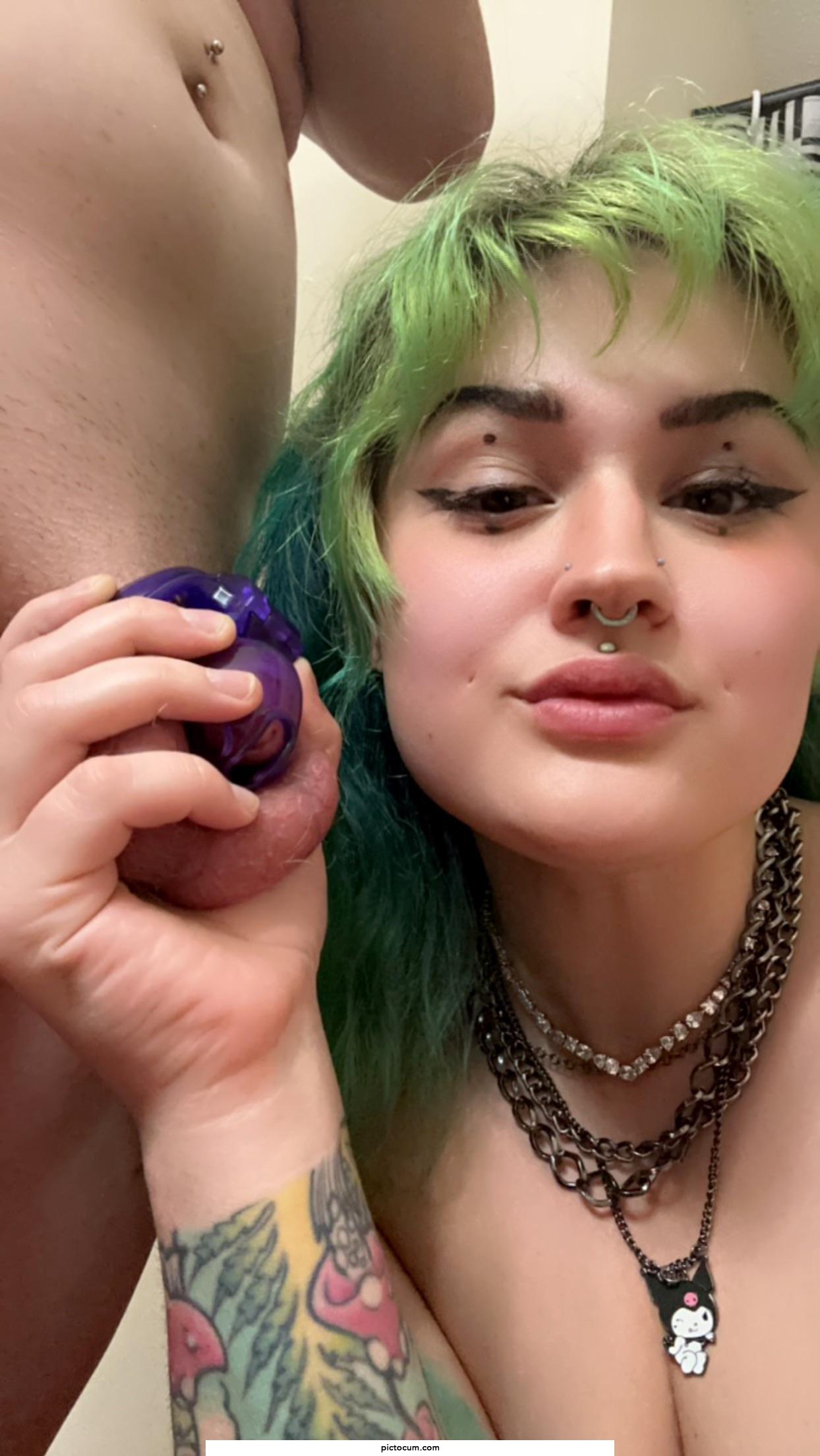 There’s a cock in my other hand and my sissy is leaking all over, I watched them melt as my alpha fucked me on repeat. You’re so pathetic you wish you were in that position