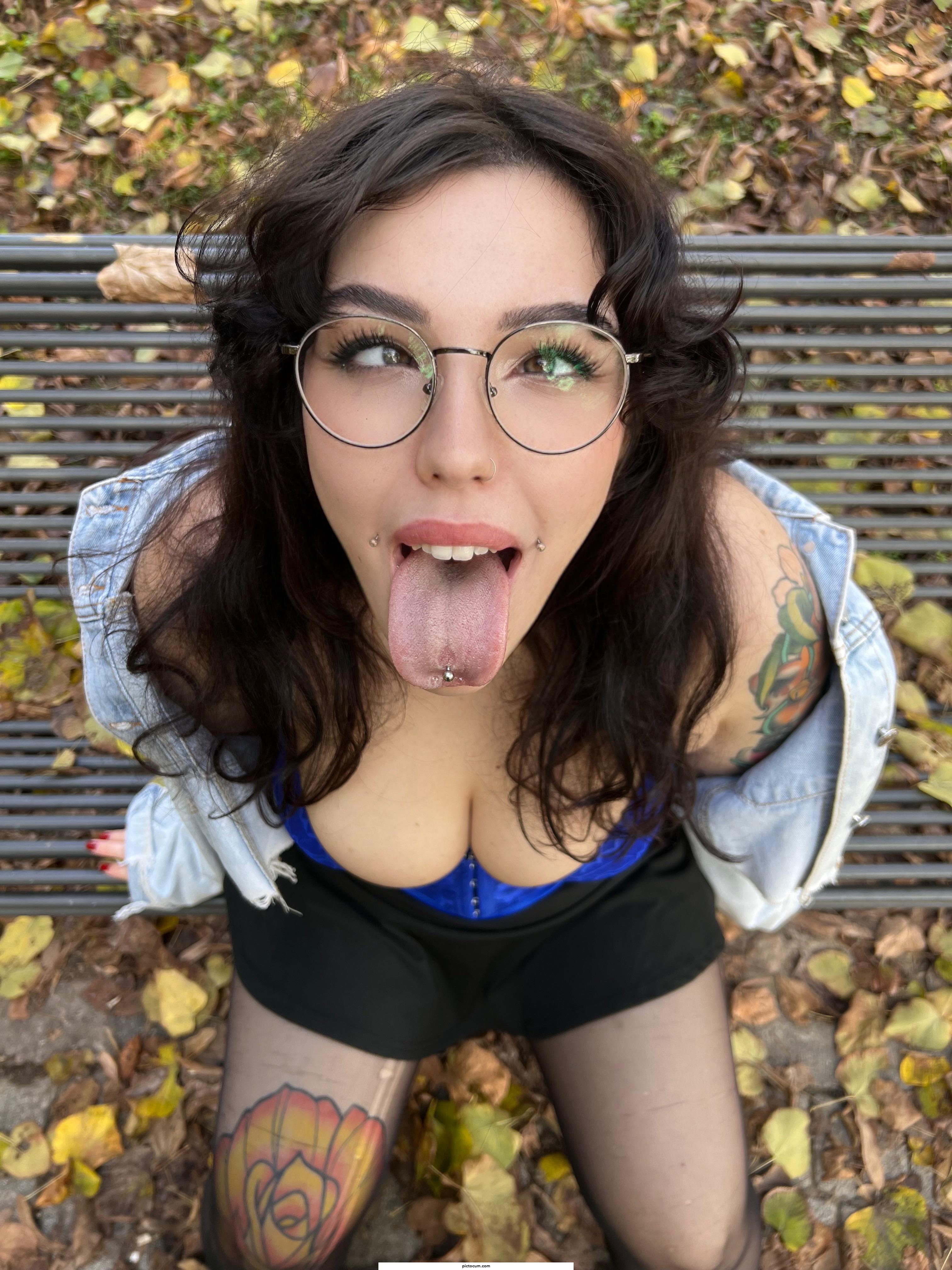 Would you cum in my mouth even if we are out?
