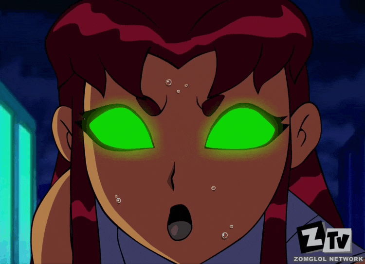 Starfire Gets Throatfucked By A Tentacle