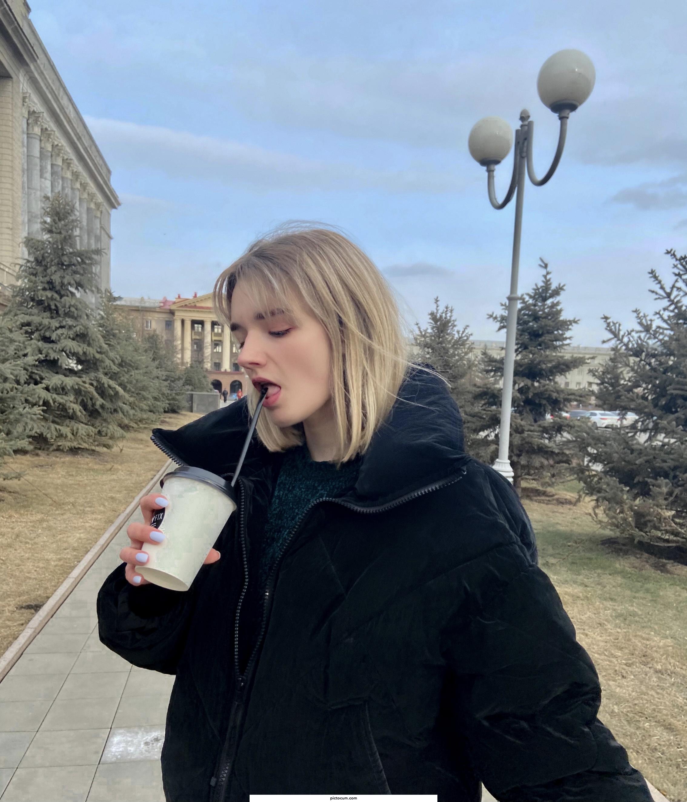 Coffee, tea, or me? 🤤💕