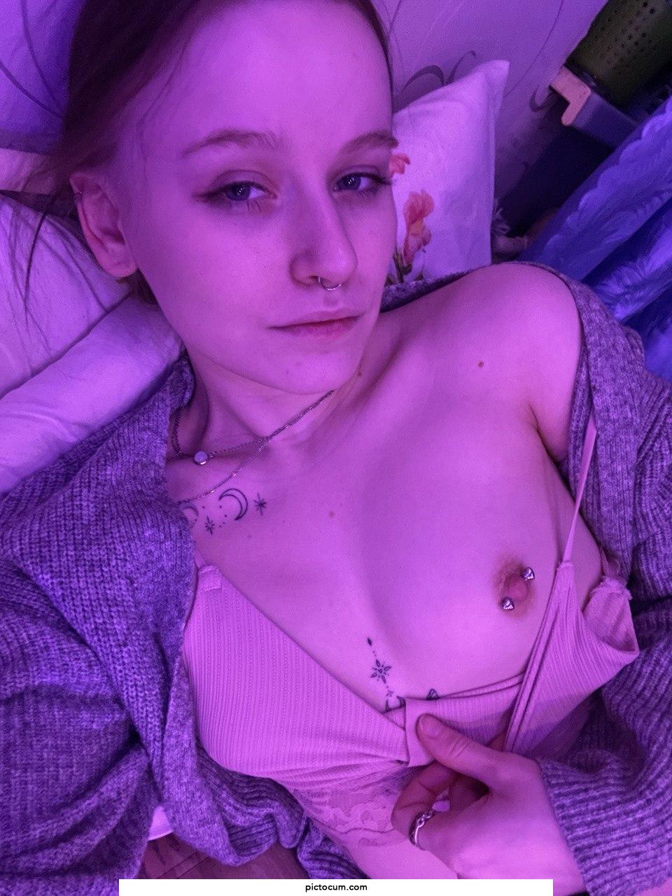 Showing you my tits