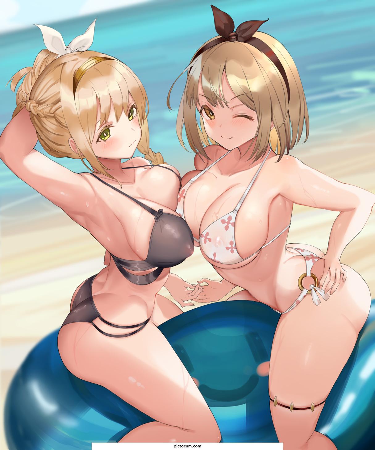 They are having fun at the beach