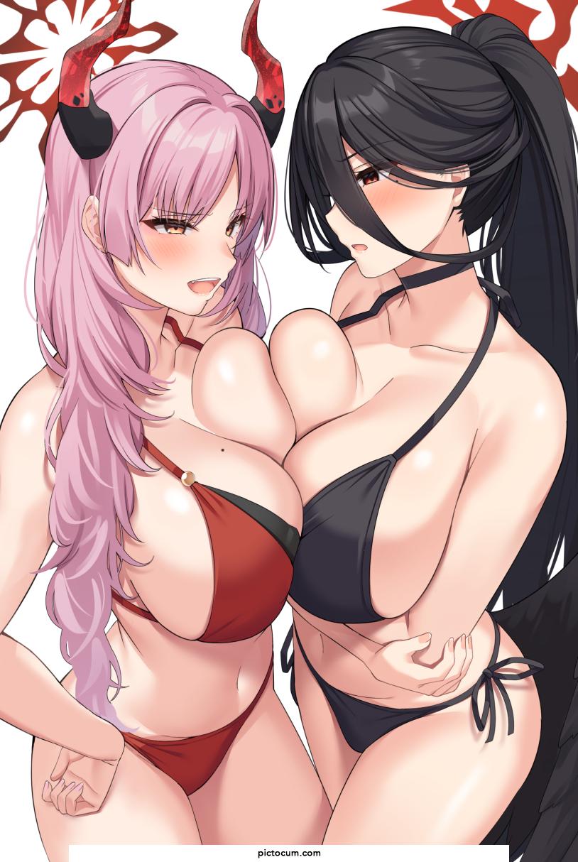 Satsuki and Hasumi