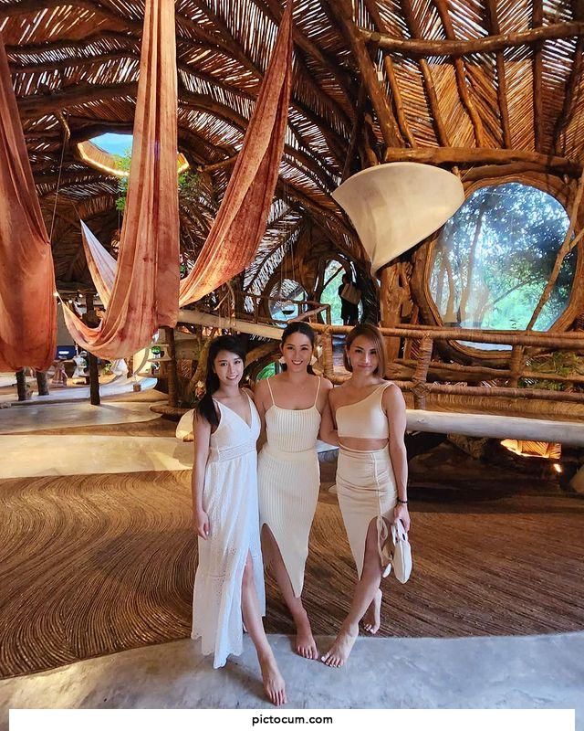 Asian Trio in Tulum