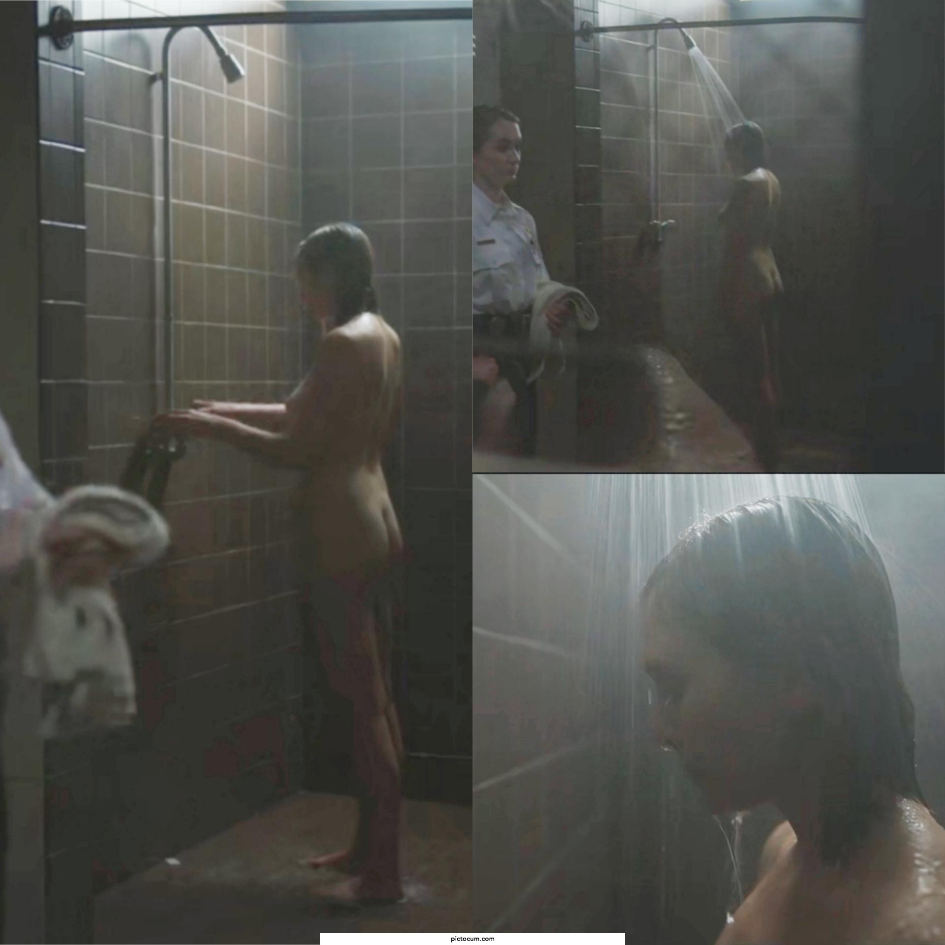 Elizabeth Olsen, Love and Death Shower Scene