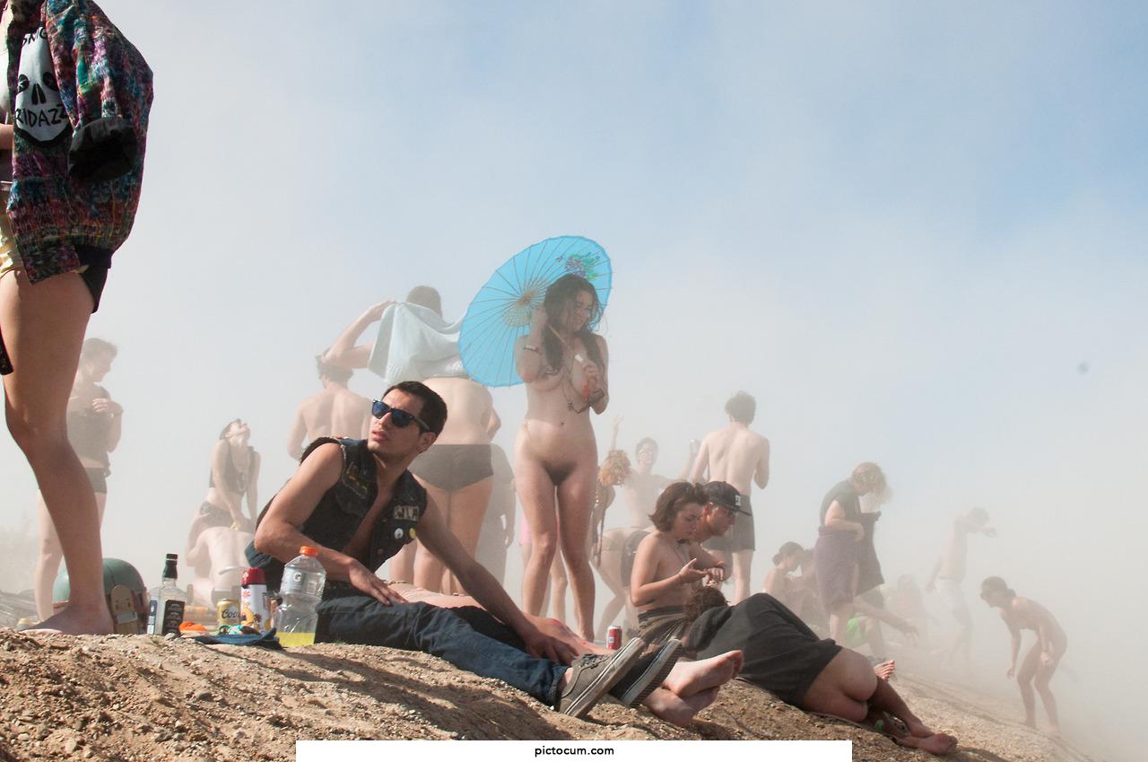 Nice umbrella! Burning Man