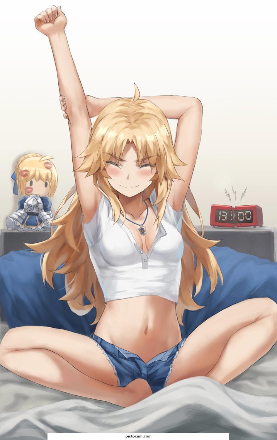 Mordred waking up