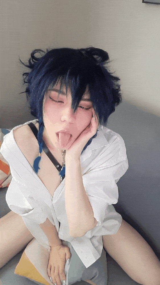 Ahegao Venti gif by me