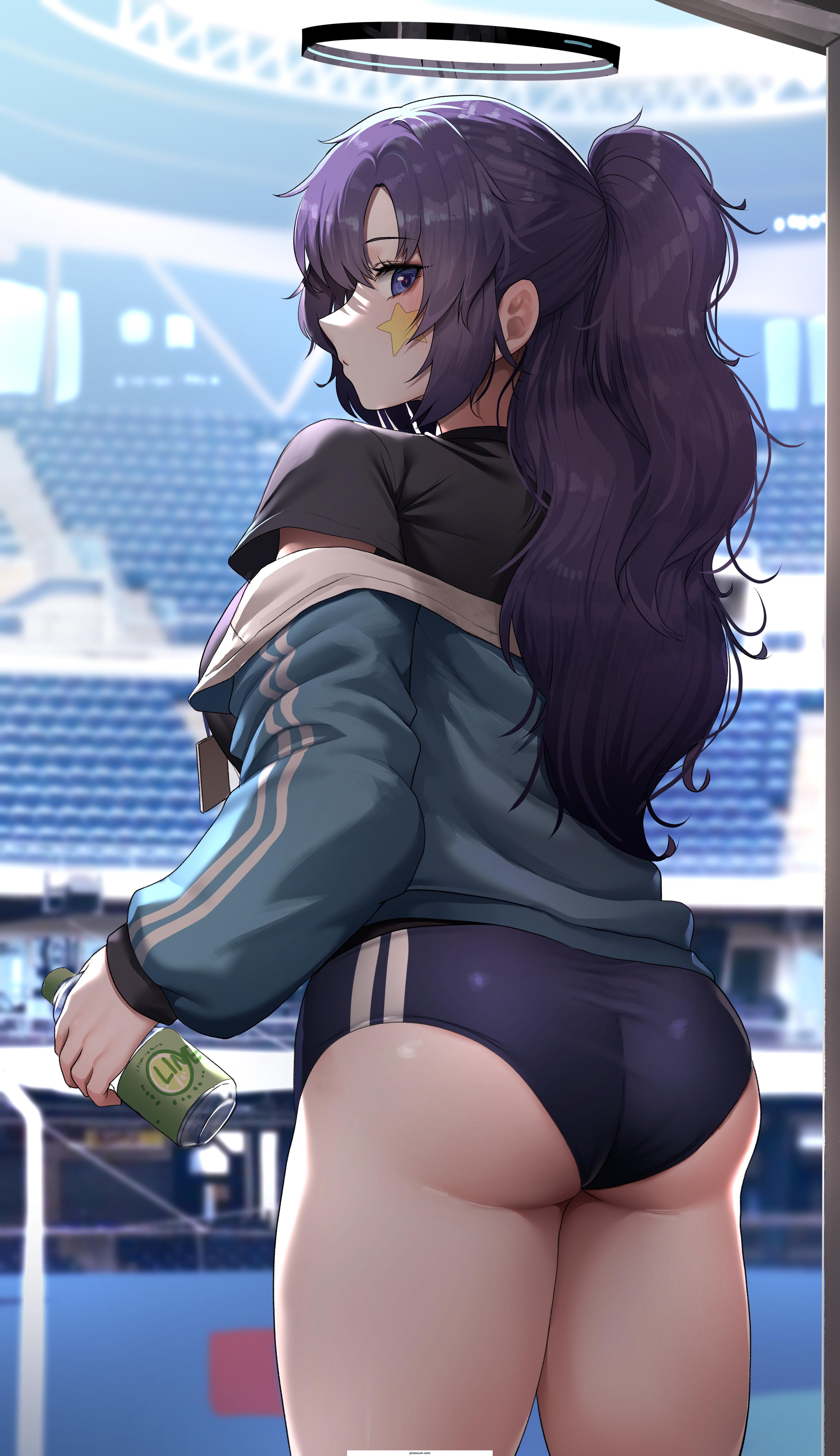 Yuuka with her delish butt