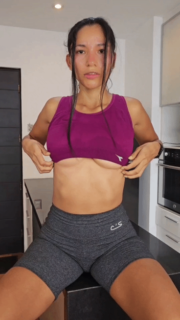 Right after my morning run, let's fuck !