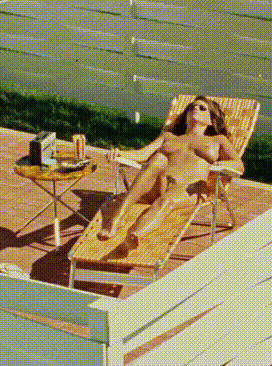 Amy Landecker sunbathing naked "A Serious Man" - CROPPED
