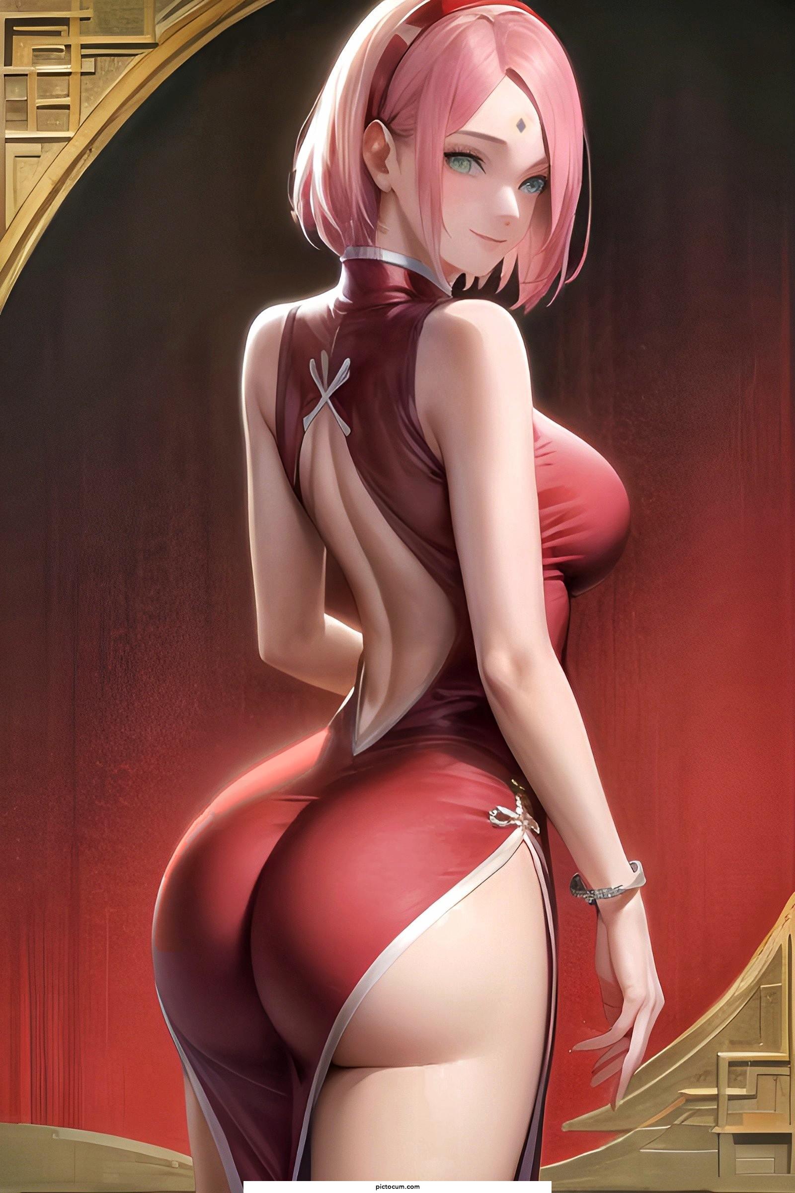Sakura's thick Ass