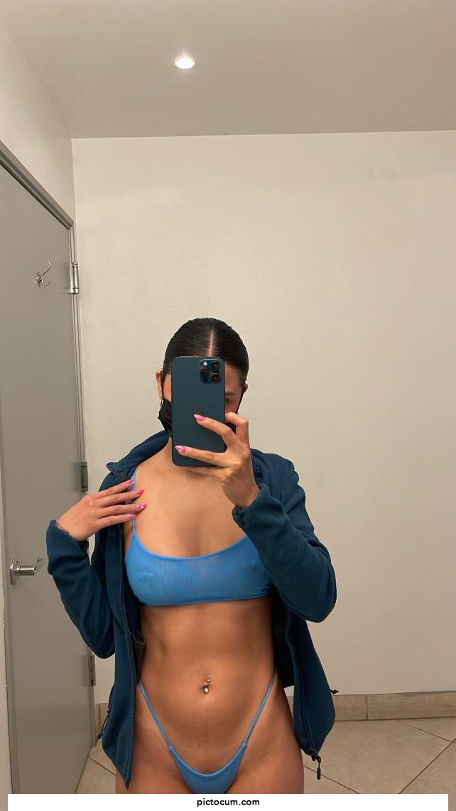 I think blue is my color?