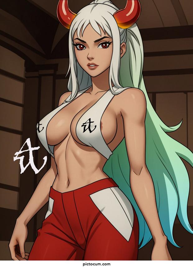 Yamato poses for the camera.