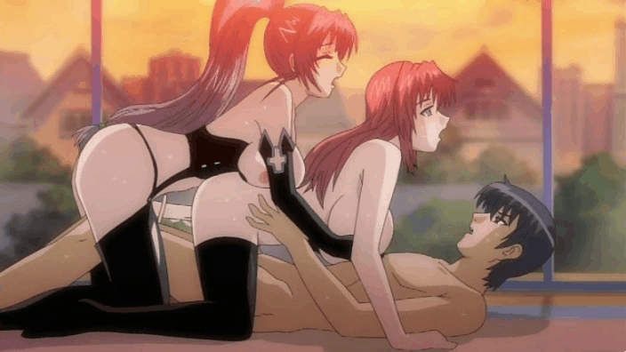 Threesome on sandwich position