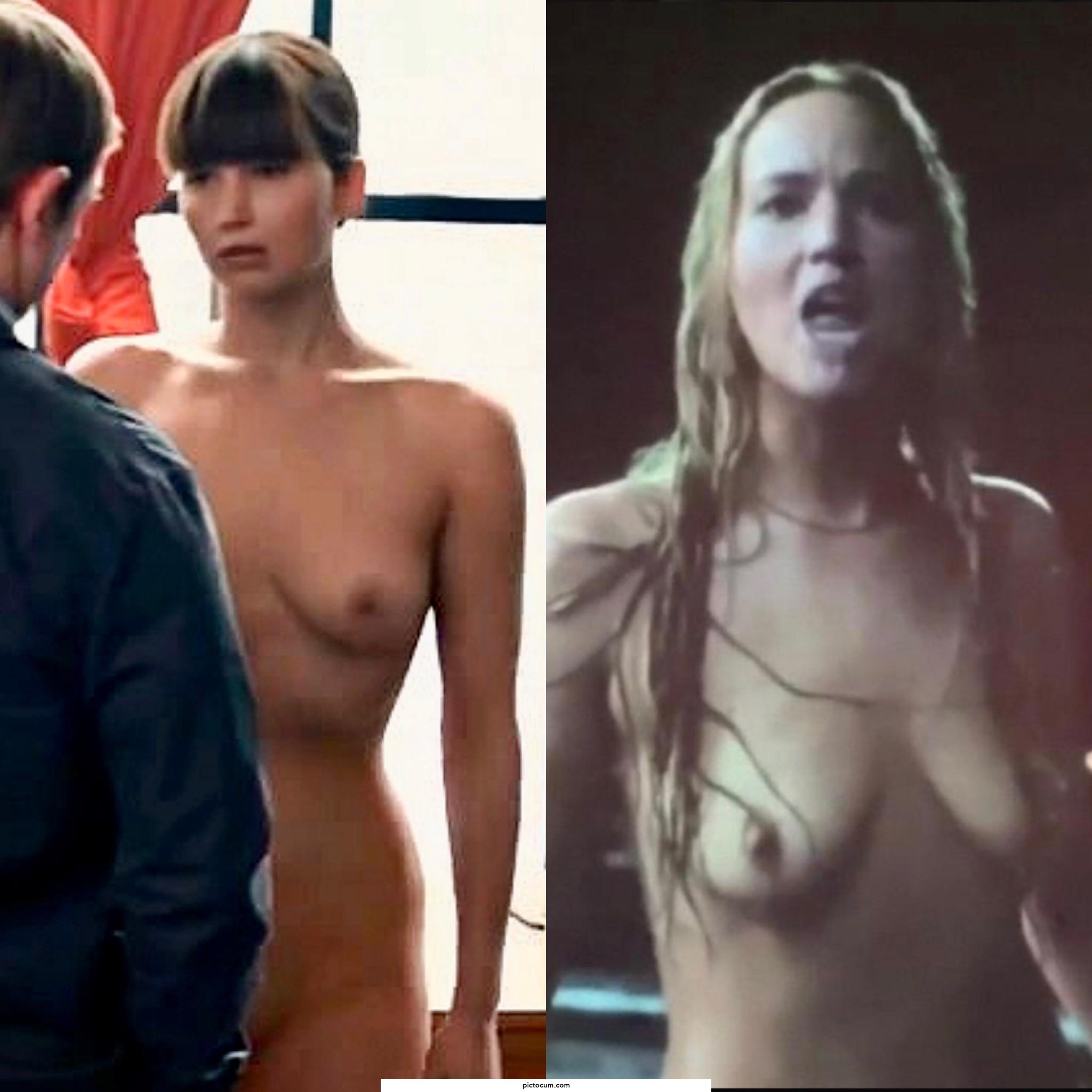 Jennifer Lawrence - Not huge difference but it is there.