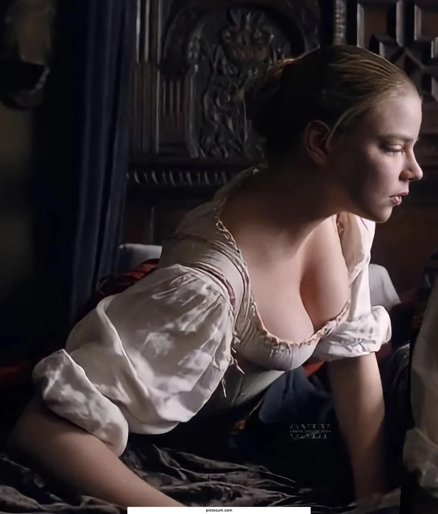 Anya Taylor Joy’s super subtle cleavage in ‘The Miniaturist’