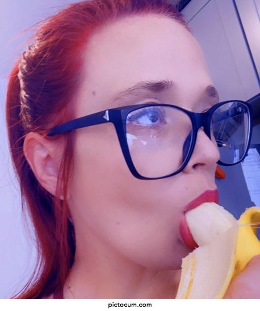 Extremely horny, banana for scale. 😉 free trial