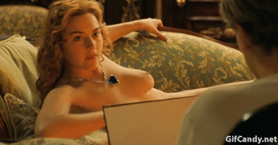 Kate Winslet in “Titanic”