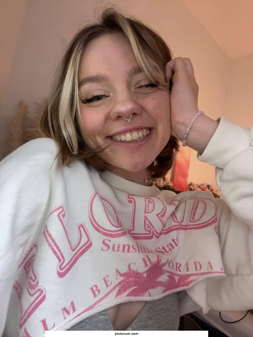 I hope you think I have a cute smile :)