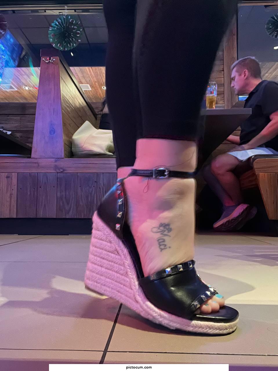 OC - worship while I enjoy drinks and dinner