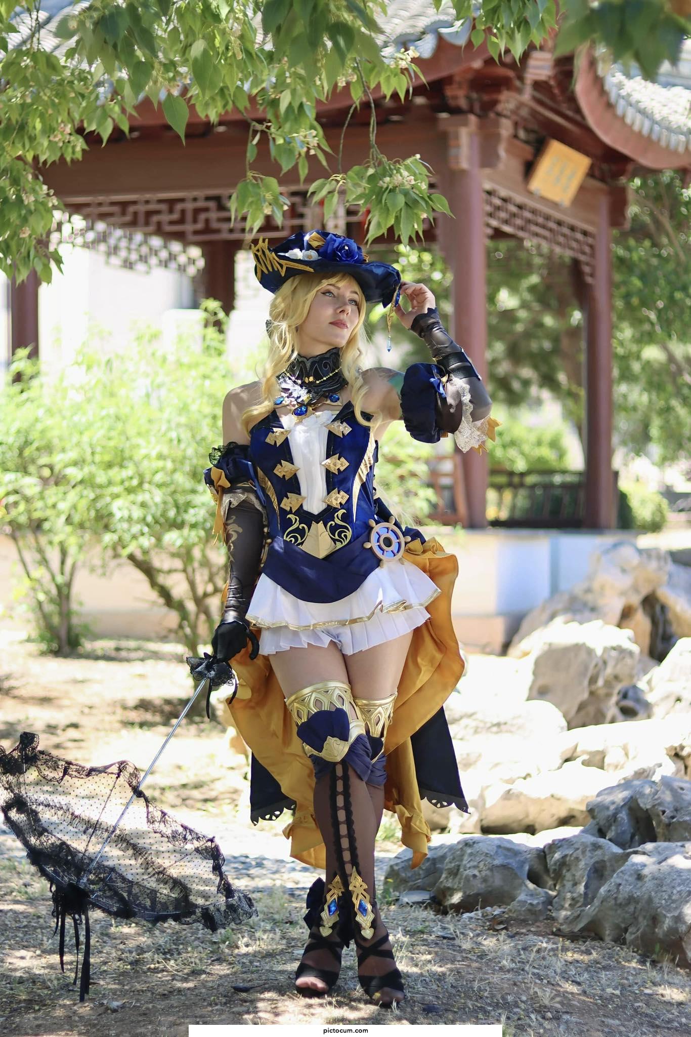 I cosplayed Navia from Genshin Impact ✨