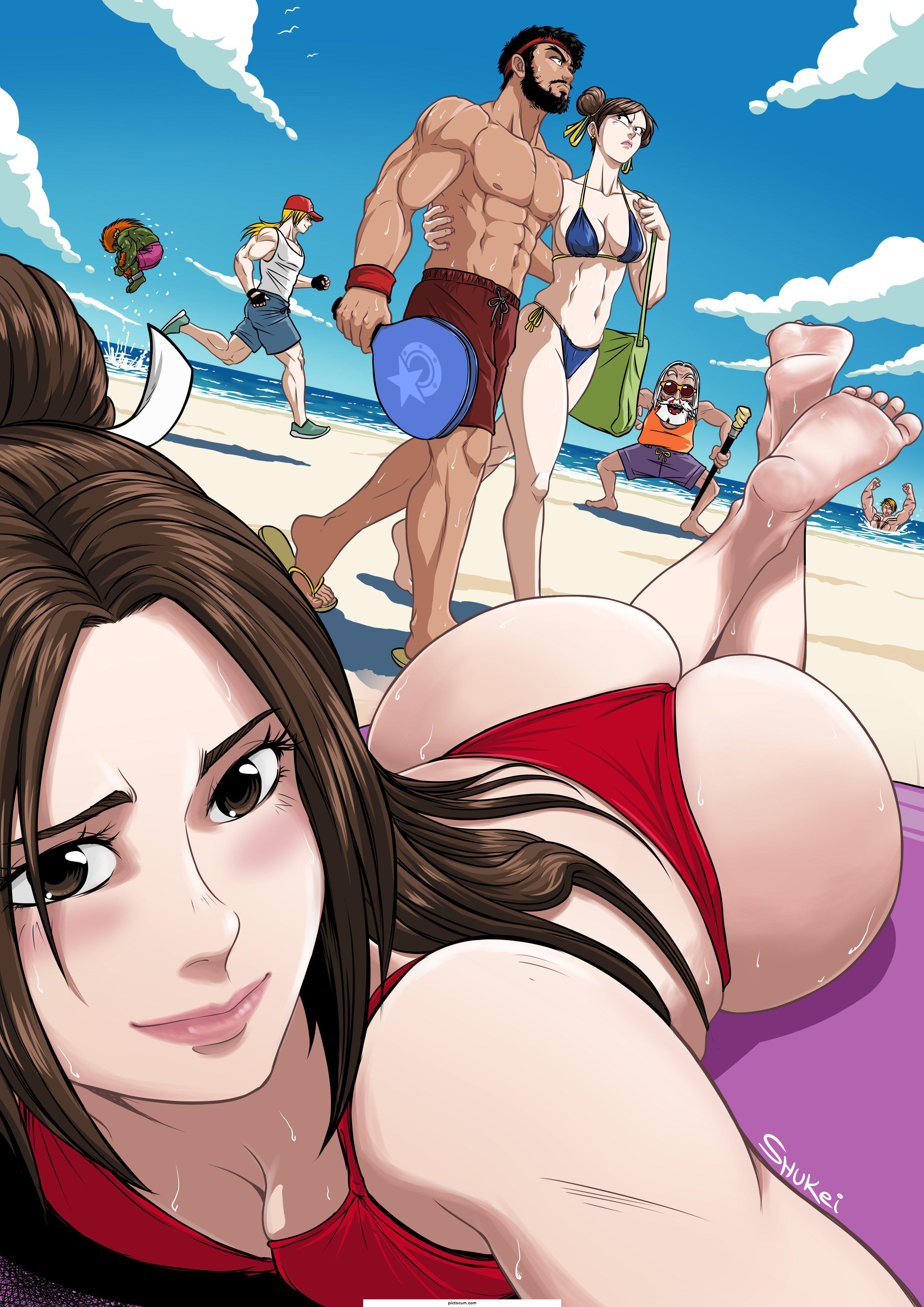 Mai at the Beach