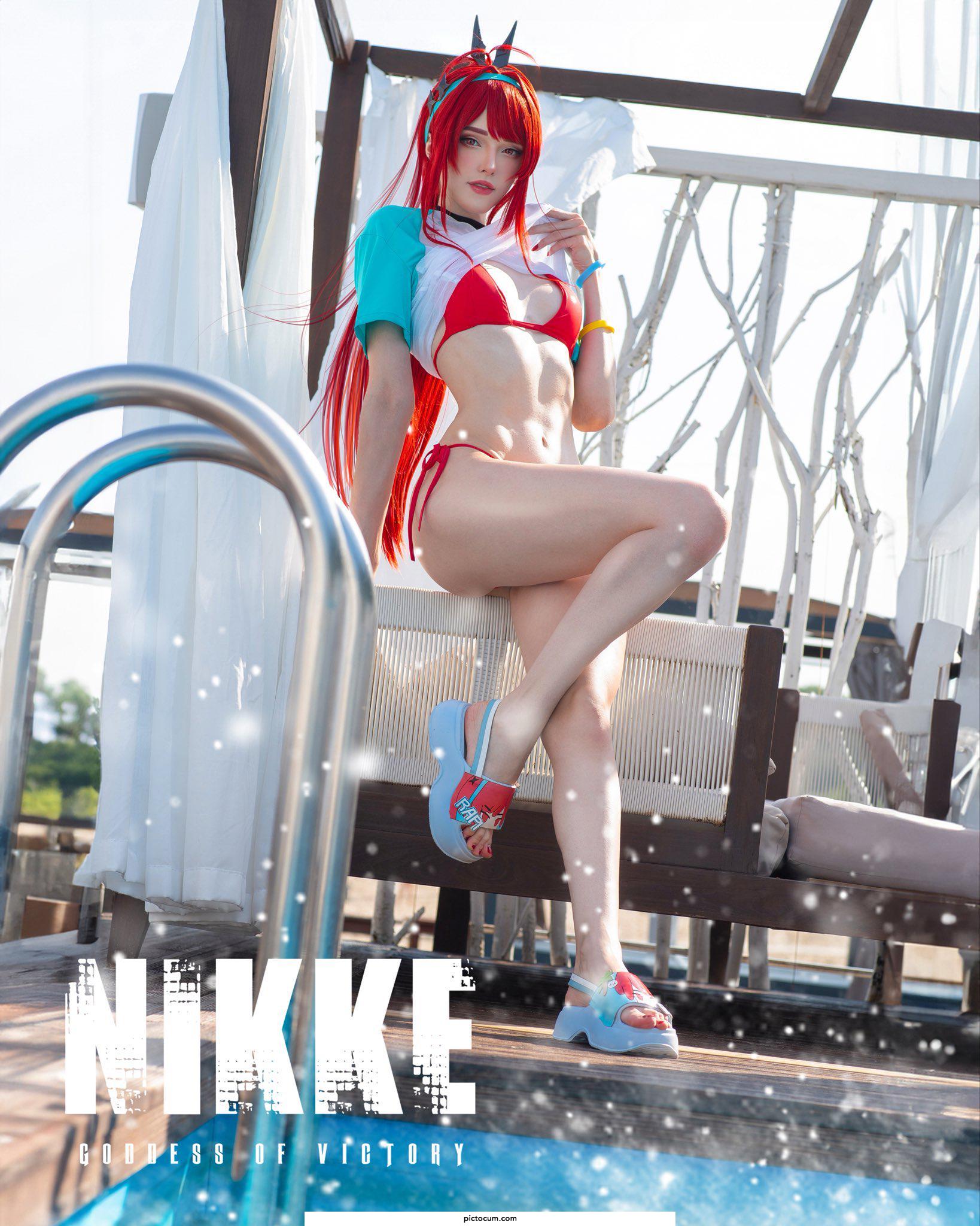  “Commander, will you accompany me for a swim?” cos by candy_balll