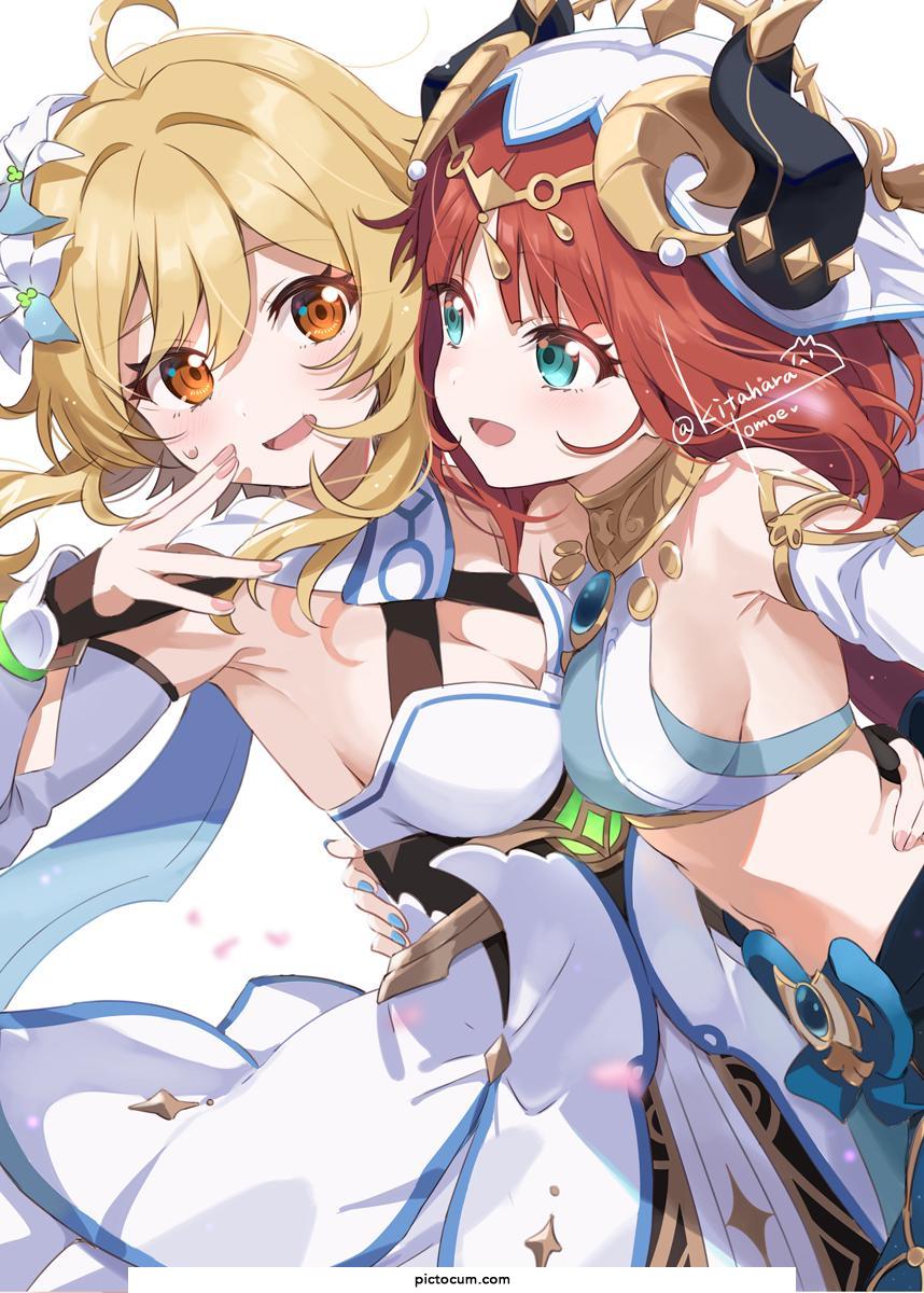 Lumine x Nilou